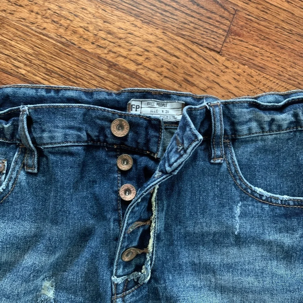 Free People Jean Shorts